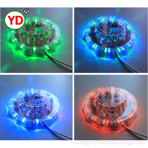 Yd-8008 8W Rotating LED RGB Color Light